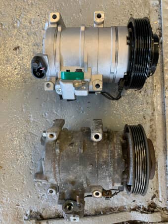 Honda Odyssey van AC compressor replacement in Ann Arbor, MI