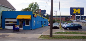 View of Hoover Street Auto Repair in Ann Arbor MI from street.