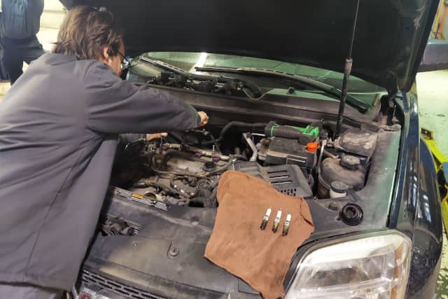 Tune-up service at Hoover Street Auto Repair in Ann Arbor, MI