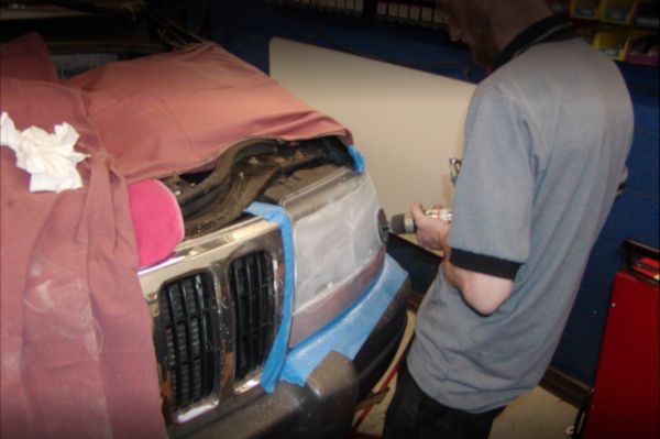 Headlight restoration refinish service in Ann Arbor MI