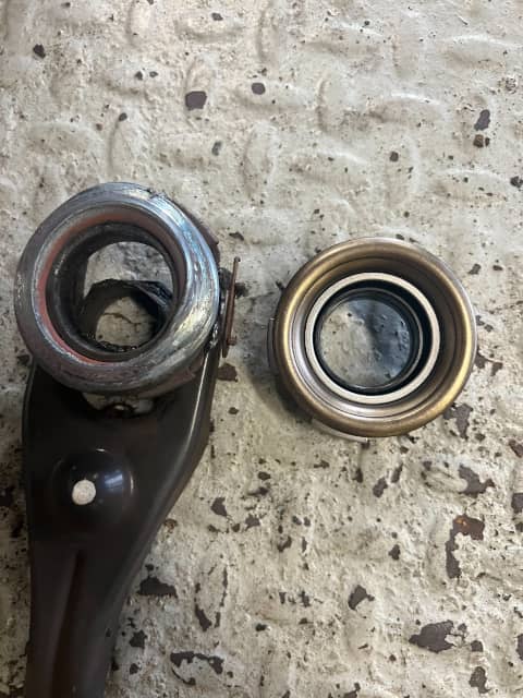 Failed Subaru clutch release bearing.