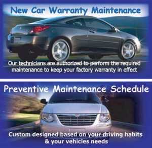 New car warranty auto maintenance in Ann arbor, MI